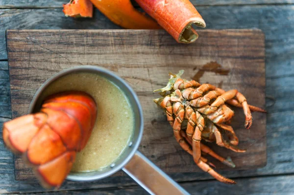 Lobster soup — Stock Photo, Image