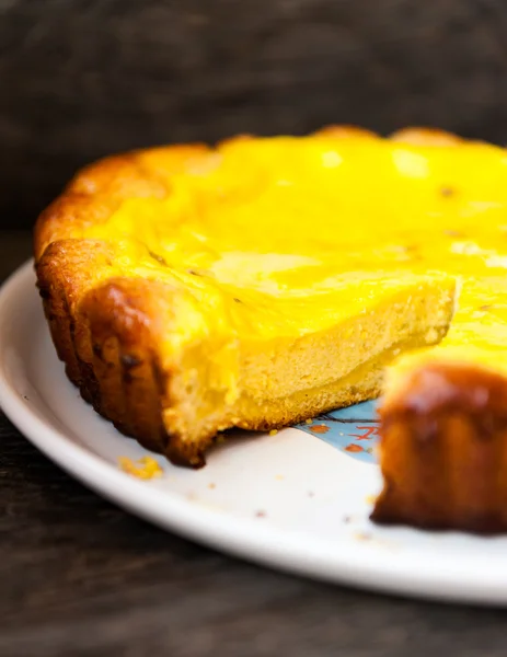 Käsekuchen — Stockfoto