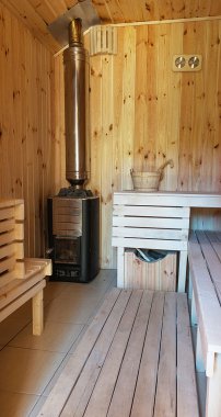 Ayrıntılı bir Sauna
