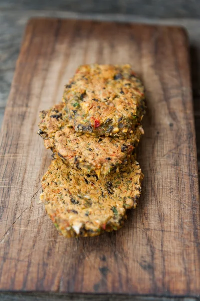 Zucchini pancakes — Stock Photo, Image