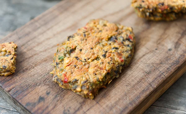 Zucchini pancakes — Stock Photo, Image