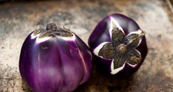 Close up of an eggplant — Stock Photo, Image