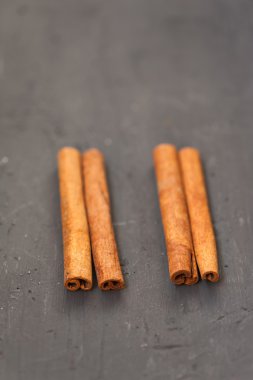 Tarçın çubuklarını kapat