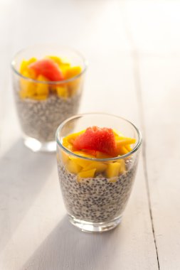 Mangolu Chia pudingi