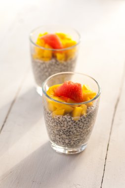 Mangolu Chia pudingi