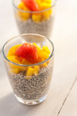 Mangolu Chia pudingi