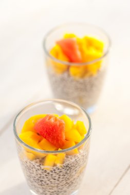 Mangolu Chia pudingi