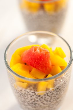 Mangolu Chia pudingi