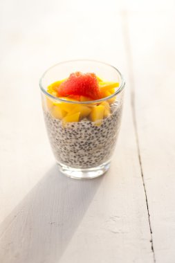 Mangolu Chia pudingi
