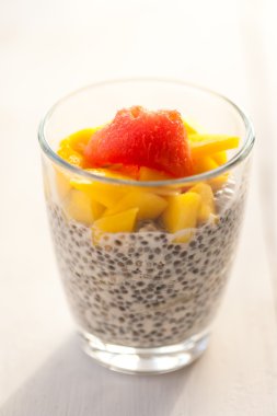 Mangolu Chia pudingi