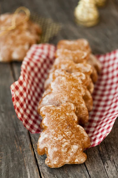 Ginger bread in the shape of a bear — Stock Photo, Image