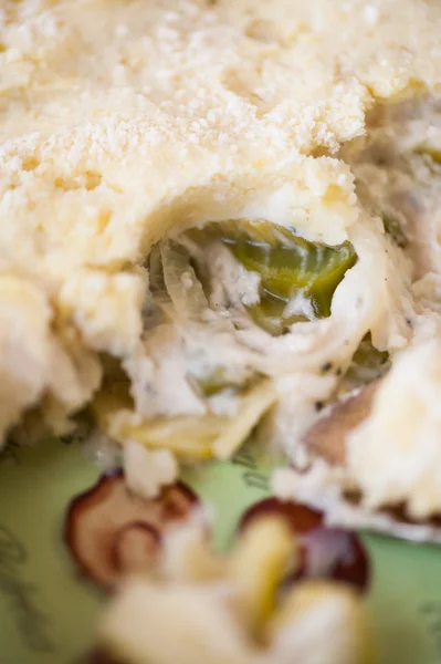 Pieczone Ziemniaki z serem i brokułami — Zdjęcie stockowe