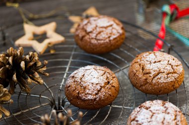 Noel kurabiyeleri yakın çekim