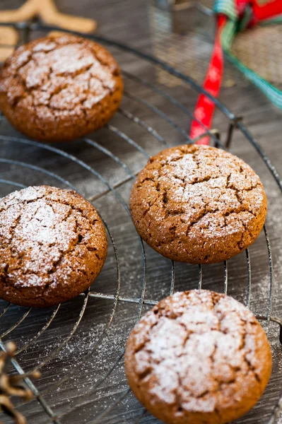 Fechar de biscoitos de Natal — Fotografia de Stock