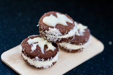 Çikolata forchristmas sandviç kurabiye