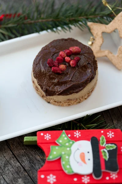 Raw cheese cake — Stock Photo, Image