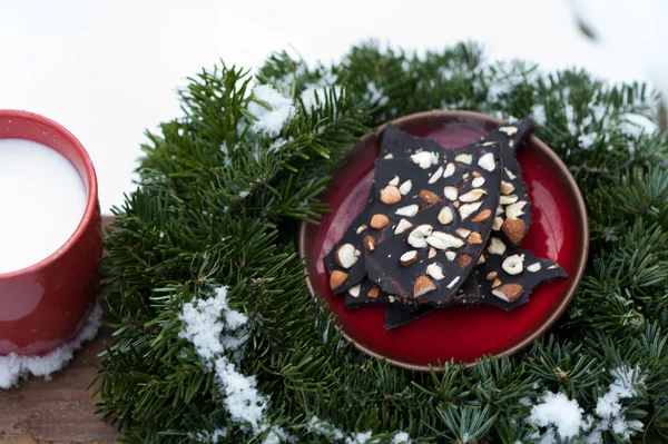 Homemade raw vegan chocolate — Stock Photo, Image