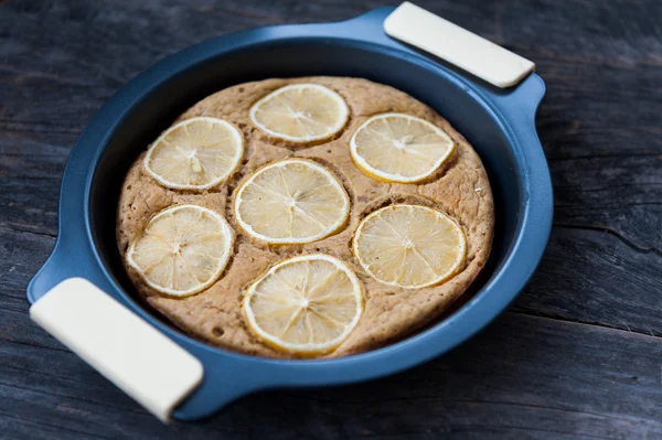 Torta de limão caseira — Fotografia de Stock