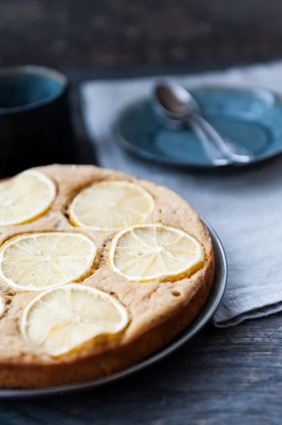 Torta de limão caseira — Fotografia de Stock