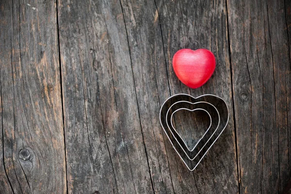 Red shape heart — Stock Photo, Image