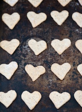 Kalp şeklinde çerezler