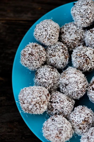 RAW choklad tryffel — Stockfoto