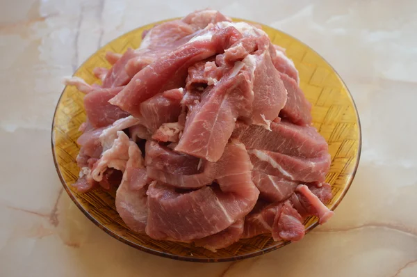 Carne de cerdo cruda Imágenes de stock libres de derechos
