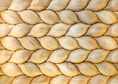 Geleneksel ekolojik tutarlı duvar kaplaması kahverengi ahşap karides pulları, ahşap kiremitler, kağıt kaplama, arka plan görünümü