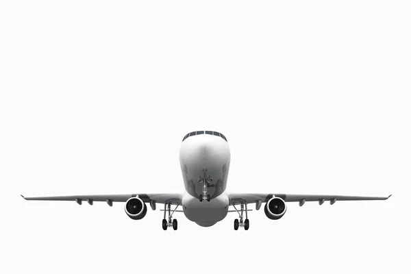 Airplane flying on the sky — Stock Photo, Image