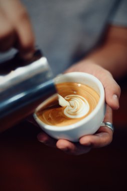 kafede kahve latte sanat