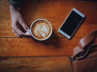 kafede kahve latte sanat