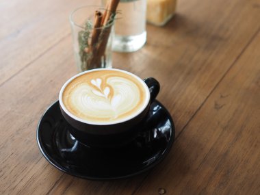 kahve latte sanat kafe vintage renk tonu