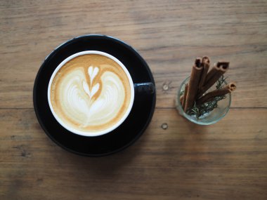 kahve latte sanat kafe vintage renk tonu