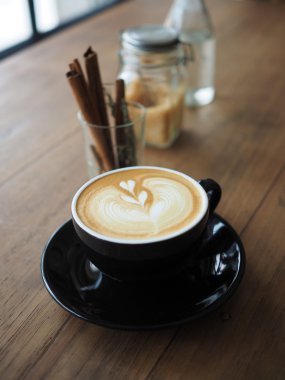 kahve latte sanat kafe vintage renk tonu