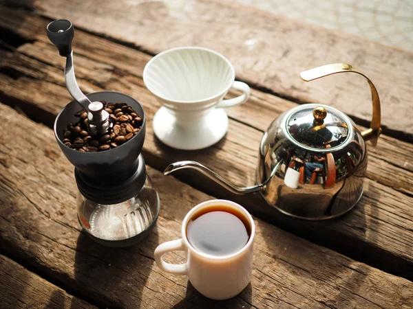 Drip coffee set — Stock Photo, Image