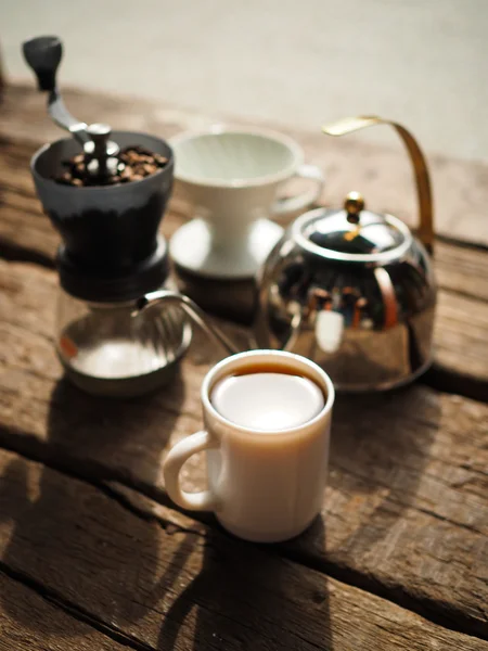 Tropfkaffee-Set — Stockfoto