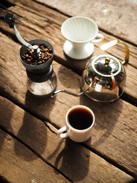 DRIP coffee set — Stockfoto