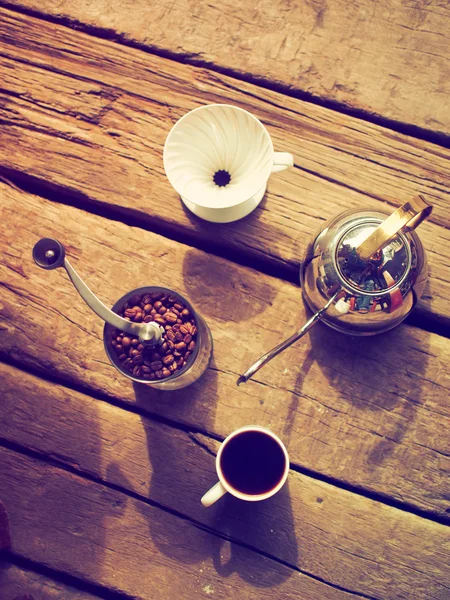 Drip coffee set — Stock Photo, Image