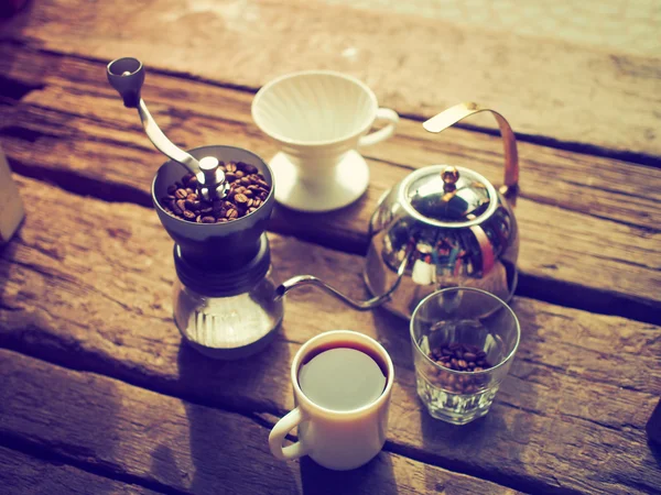 Drip coffee set — Stock Photo, Image