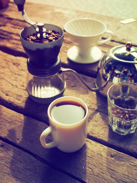 DRIP coffee set — Stockfoto