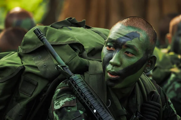 Żołnierz tajski — Zdjęcie stockowe