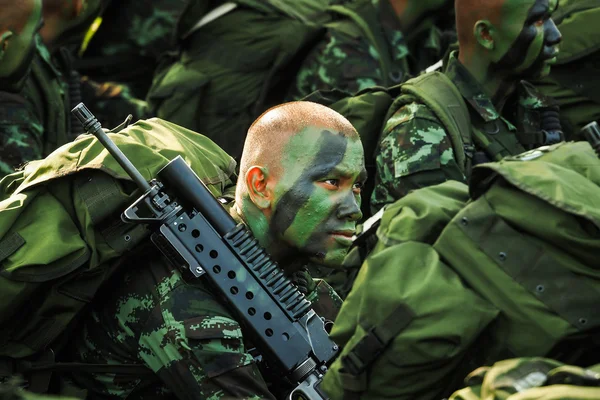 Soldat thailandez — Fotografie, imagine de stoc