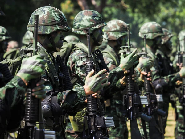 Тайский солдат — стоковое фото