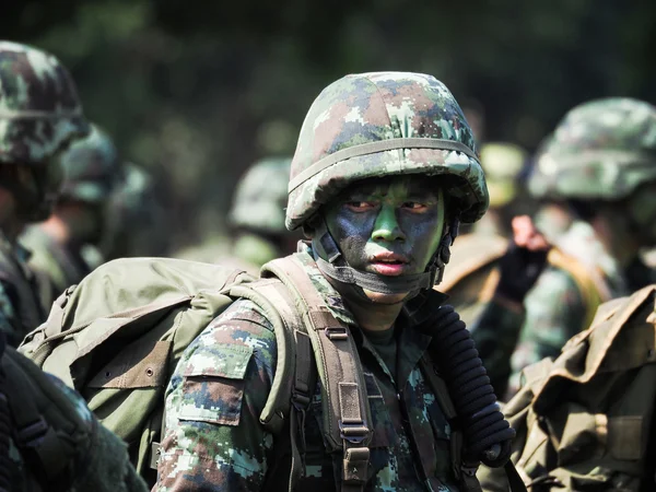 Soldat thailandez — Fotografie, imagine de stoc