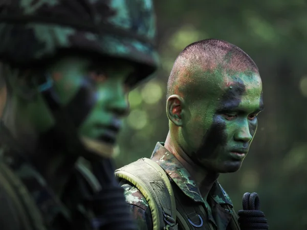 Thailändische Soldaten — Stockfoto