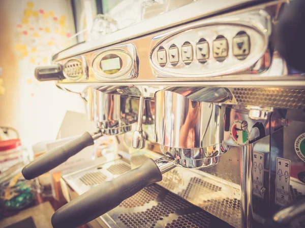 Kaffemaskine vintage farve - Stock-foto