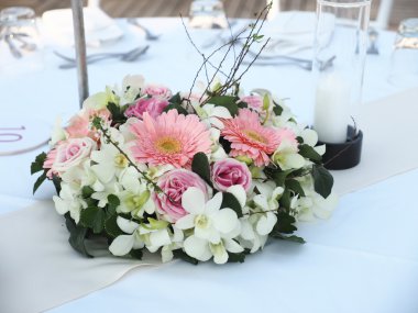 Düğün buket düğün günü vintage renk tonu içinde