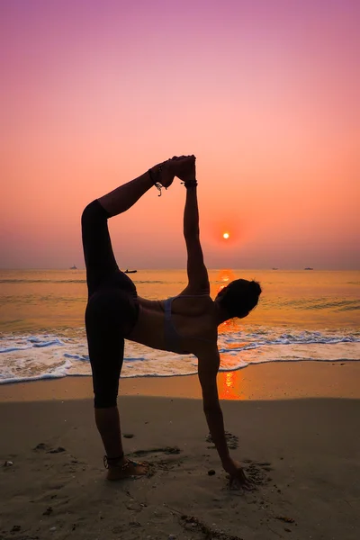 Yoga Sunset Stock Photos and Images - 123RF