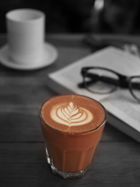 Caffè latte art — Foto Stock
