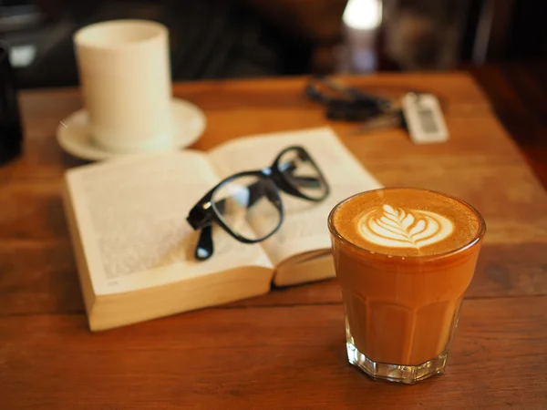 Caffè latte art — Foto Stock